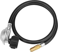 6 Feet Propane Adapter Hose & Regulator for Blackstone 17 and 22 Inch Tabletop Griddle, 90° QCC Swit