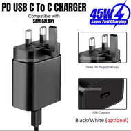 15W 25W 45W Super Fast Charge Charger 5A 100cm PD Type C To C Cable For Sam Galaxy Note / Galaxy A /