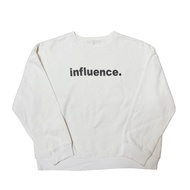 Giordano influence white Crewneck Original