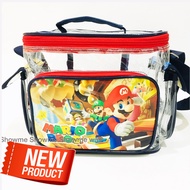 Showme School Children's Lunch Bag/Mica Bag/Gift/Birthday/Seagrass/Swimming Bag/Water Bottle Bag/BABY Bag/SLINGBAGS/Monthly/GIFFSET/HAMPPERS - BABY SHARK - SUPER MARIOOS BROS