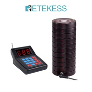 Retekess SU-668 Pager System Pagers for Restaurants Cancel Call Max 999 Buzzers Long Range 10 Beeper