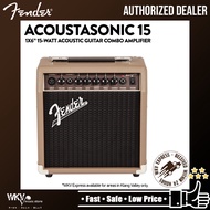 Fender Acoustasonic 15 15-Watt 1x6" Acoustic Guitar Amplifier Combo Amplifier