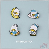 ★ Ahiruno Pekkle - Sanrio Cartoon Characters Brooches ★ 1Pc Cute Fashion Doodle Enamel Pins Backpack Button Badge Brooch
