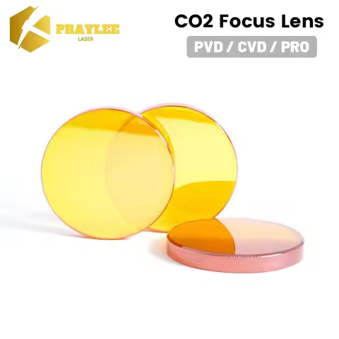 Praylee CO2 Focus Lens USA CVD ZnSe Dia 12 15 18 19.05 20 FL 38.1 50.8 63.5 76.2 101.6 for CO2 Laser