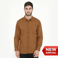 KEMEJA Cressida Men's Slimfit Shirt Brown - HMKBL.PB456X