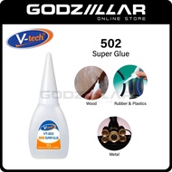 V-Tech 502 Super Glue 3 Seconds Super Glue Super Gum Cepat Kering