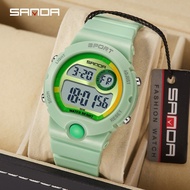 SANDA Multifunctional Waterproof Digital Men's Watch 6035