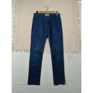 Real Standardsize 61 cm. Navy Blue Cotton Pants Waist size 23-24 Hips 34 To 35 Length 36 Inches