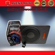AUDIO ACTIVE SUBWOOFER (10")---LOW PROFILE AMPLIFIED SUBWOOFER MA 10 SECOND GENERATION NEW STOCK