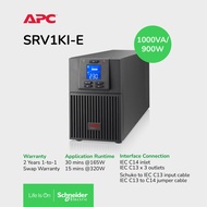 APC Easy UPS On-Line 1000VA/900W Tower 230V 3x IEC C13 outlets Intelligent Card Slot LCD SRV1KI-E