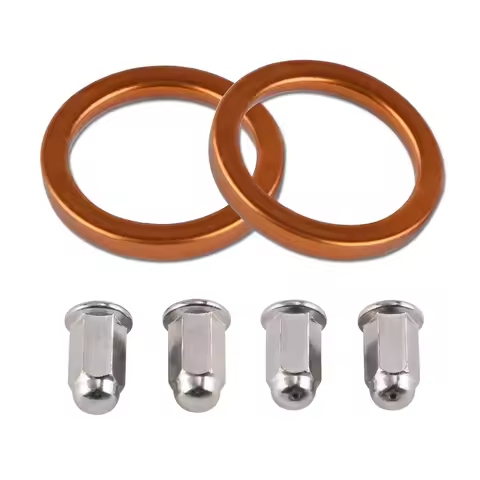 Replace 18291-MN5-650 Exhaust Gasket Nuts for Honda Valkyrie 1500 GL1500C 1997-2004 Valkyrie 1500 GL