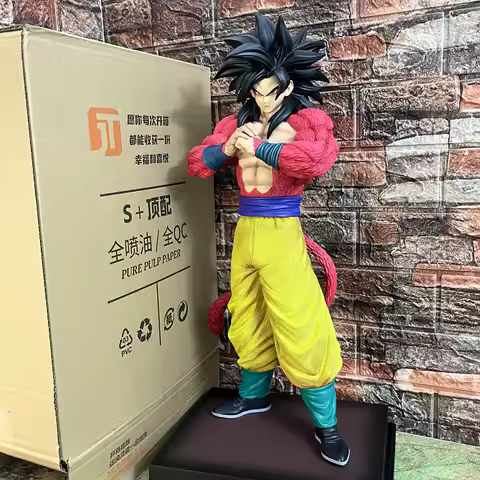 New 53cm 2%&Jt Studio Dragon Ball Anime Figures Ssj4 Son Goku Figures Super Saiyan 4 Goku Pvc Statue