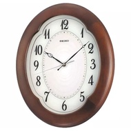 Seiko QXA389B Brown Wall Clock