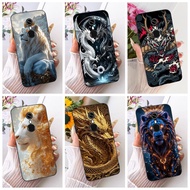 For Itel A33 Phone Case Cool Cartoon Dragon Lion Soft Silicone TPU Protective Cover For Itel A33 Plu