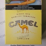 Diskon Rokok Tembakau Camel Kuning 20 Batang / Slop (1 Bungkus)