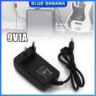 1.5 Meter Electric Guitar Effect Pedal Power Adapter 9V/1A 5.5*2.1mm Plug EU Power Supply Adapter