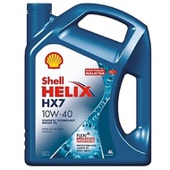 Shell Helix HX7 10W40 Semi Synthetic Engine Oil 4 Liter HongKong For Toyota Honda Mazda Nissan Mitsubishi Proton Perodua