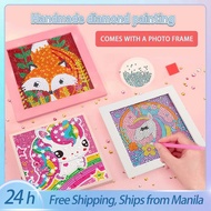 【Clear inventory】18*18cm Diamond Painting Cartoon Girl Hand -Drawn Diy Box Diamond Sticker To Send Children Friends Gifts