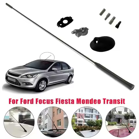 Car AM/FM Radio Antenna Aerial Roof Mount Base Fit Ford Focus Mondeo KA Fiesta For Ford Focus 95GP18