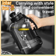 [InterfunS] 2800ML Sports Water Bottle Large-capacity Gym Fitness Kettle Big-belly Water Cup With St