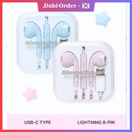 Wired Earphones Snow Earphones ALMOST BLUE Lightning / USB-C