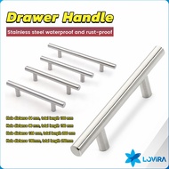 LoviRa Stainless Steel Cabinet Drawer Handle Wardrobe Cabinet Handles Kitchen Handle