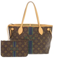 路易威登 Neverfull PM 手提包，帶小包，Monogram 綠色，LV 0934 [二手]LOUIS VUITTON