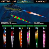 Metal Jig Fishing Bait 80gram GID Zebra Firelock Phoenix Action Slow & Fast Pitch