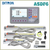 ASDFG DITRON New 3 Axis Digital Readout DRO Display Linear Scale Scale 150-1000mm 5um Mill Milling Lathe Grinding Machine DRO LKJHP