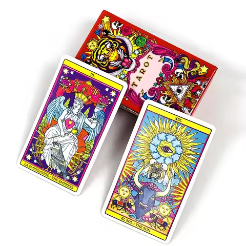 New Tarot Cards Chinese Style Deck Oracle English Visions Divination Edition Borad Playing Games,Fam