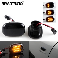 2X LED Dynamic Led Side Marker Flowing Turn Signal Light Panel Lamp For Toyota Celica Caldina Coroll