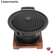 LIMERENCIA Charcoal Grill, Aluminum Alloy Durable Hibachi Grill, Barbecue Pan Portable Smokeless Non