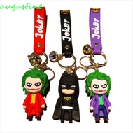 AUGUSTINE Joker Doll Keychain PVC Auto Accessories Bag Pendant Ornament Cute Jewelry Gifts Joker Dol