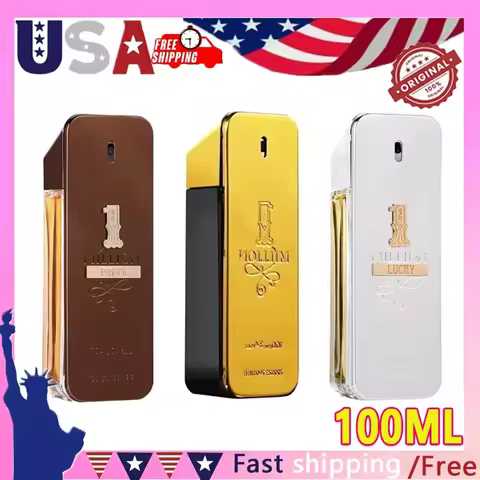 1 Million By Paco Rabanne For Men's Eau De Toilette TESTER 3.4 Fl Oz 100 Ml Men's Cologne New in Box