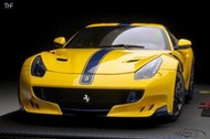 Ferrari F12 TDF 摩德納黃 藍碳 限定100台 1/18 BBR