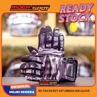 Motorcycle Gloves RS TAICHI URBAN AIR GLOVE RST-437 GRAY CAMO ORIGINAL BEST QUALITY