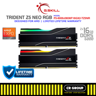 G.SKILL Trident Z5 Neo RGB Desktop Memory - DDR5 32GB (16GBx2) - CL30 / CL32 - AMD EXPO - 6000 MHz (Limited Lifetime)