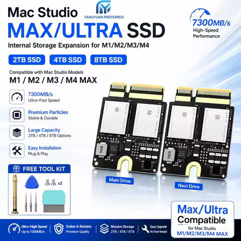16TB SSD Hard Disk Upgrade Kit For Mac Studio M3Ultra Original PCB Circuit Board Expansion