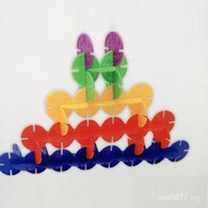 Children Educational Early Education Toy Set Colorful Round Insert Blocks Assembling Building Blocks