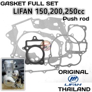 🔥ORIGINAL🔥 FULL GASKET ENJIN LIFAN PUSH ROD 150cc,200cc,250cc