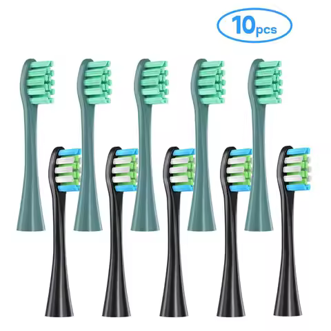 Toothbrush Heads for Oclean All Universal 10Pcs Set Replacement Heads Soft DuPont Nozzles Vacuum Sea