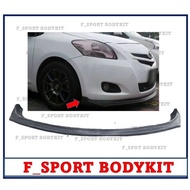 TOYOTA VIOS DUGONG NCP93 2007 2008 2009 2010 2011 2012 FRONT SKIRT DIFFUSER V-LIP (PU) POLYURETHANE SKIRT LIP BODYKIT