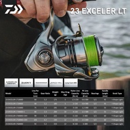 2023 DAIWA EXCELER LT SPINNING REEL FISHING REEL