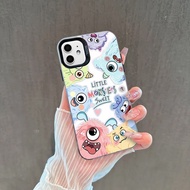 So Cool Little Monster Hologram Printing case oppo a55 a3 nfc a3x a15 a16k a18 a16e a17 a17k a1k rea