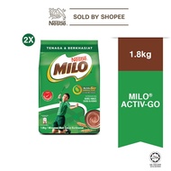 [Bundle of 2] NESTLE MILO® Chocolate Malt Powder Softpack 1.8kg (Halal)