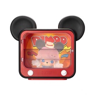 PopMart Dimoo World Disney Series TV Glow Display Box Storage สไตล์อเมริกัน ตู้ของเล่นตู้โชว์แบบปรับ
