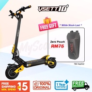 MyScooter.my | 10" Vsett 10+ Electric Scooter (2800W - 160KM) - Dual Hydraulic Suspension And Brake 