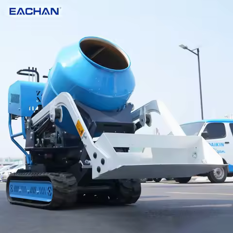 Mini Concrete Mixer Machine Price Self Loading Crawler Small Concrete Mixer Diesel Micro Concrete Mi