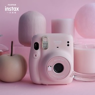 富士instax立拍立得 一次成像相机 mini11 绯樱粉 含mini11专属配件盒