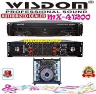 Power Wisdom MX41200 4-Channel Power Amplier Wisdom MX-41200 Kelas TD